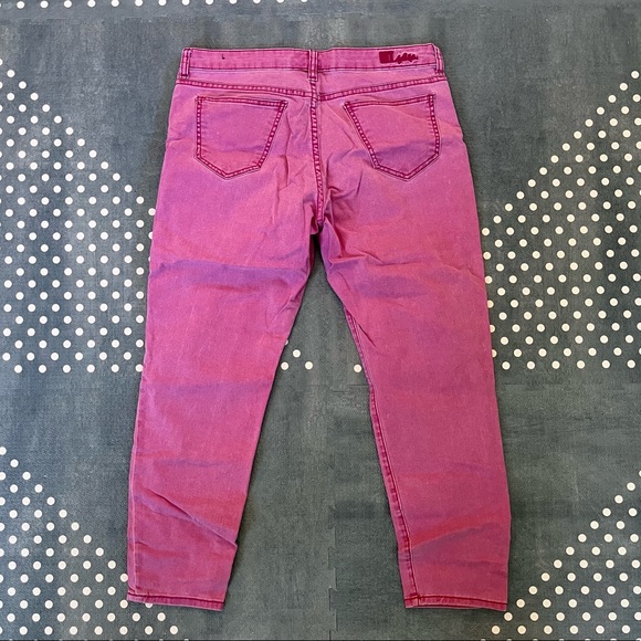Kut from the Kloth Brigitte Ankle Skinny Pink Pant Size 8 - Picture 3 of 4